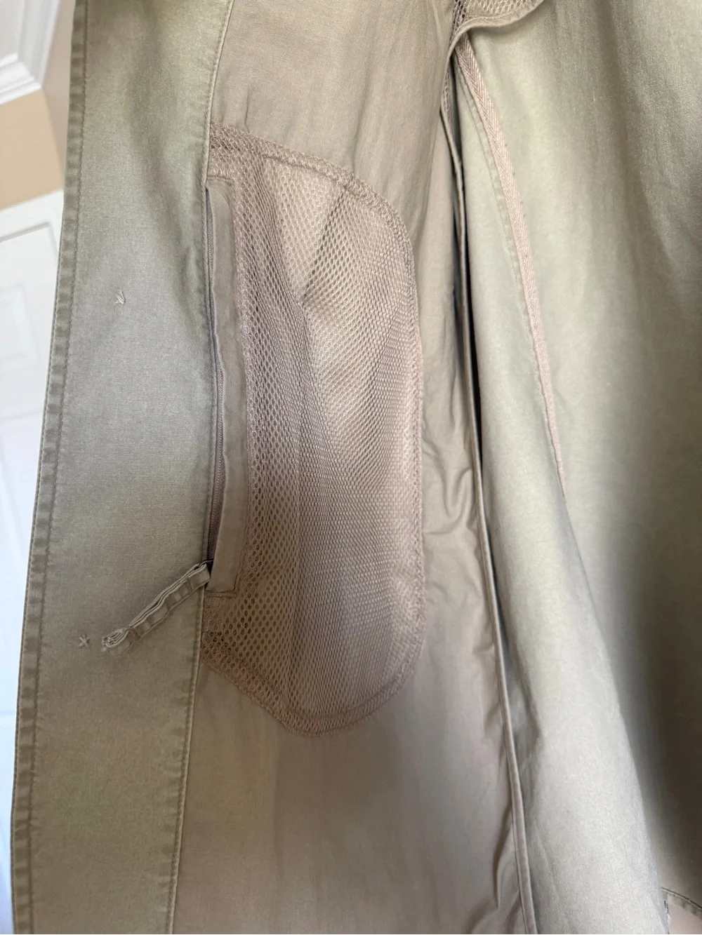 Vtg L.L.Bean Men’s Cotton Khaki Blazer  Notch Collar Button Pockets 38 Reg
